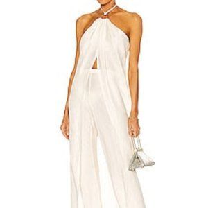 Cult Gaia Sarah Top and Kersti Pant in Off White Linen